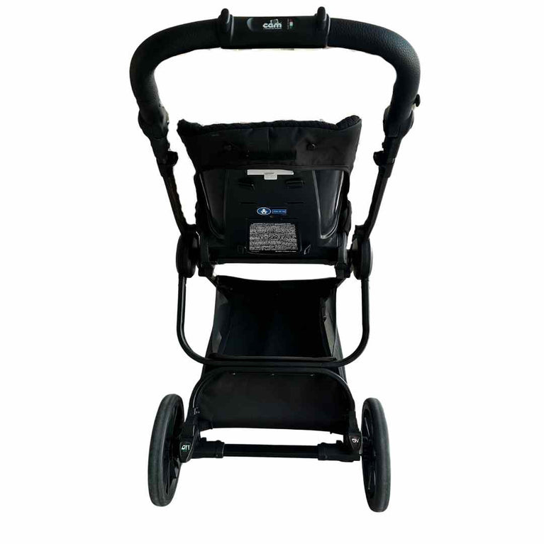 Cam Techno Babila Stroller with Bassinet Set - Black