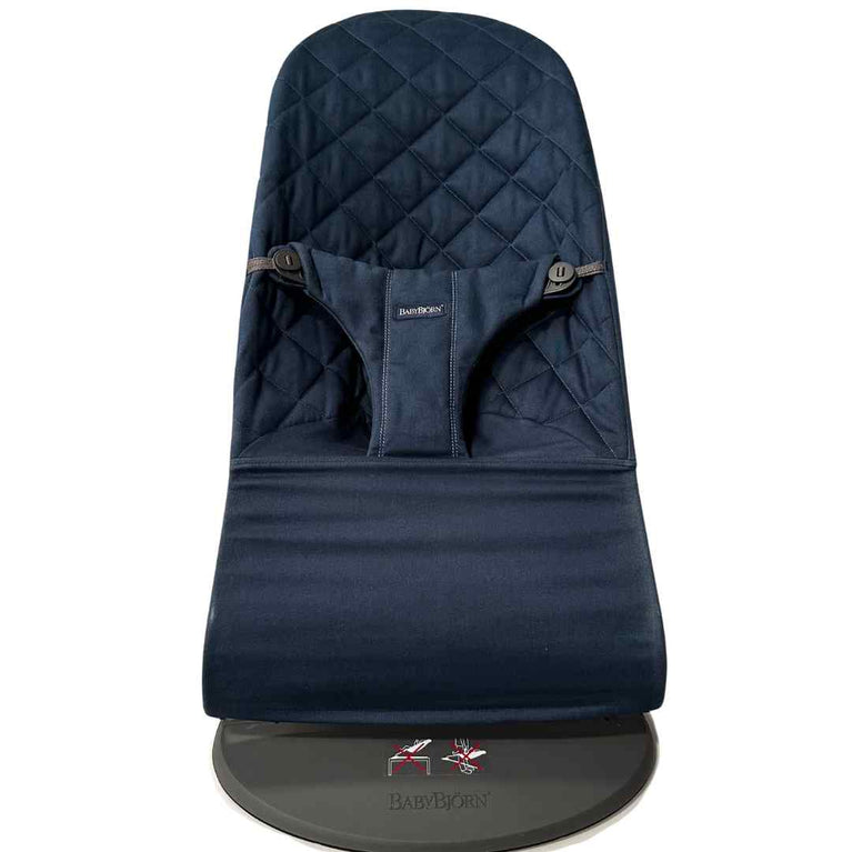 BabyBjörn Bouncer Bliss Cotton - Midnight Blue