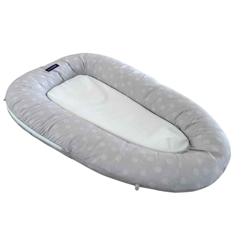 Clevamama ClevaFoam Baby Pod - White & Grey