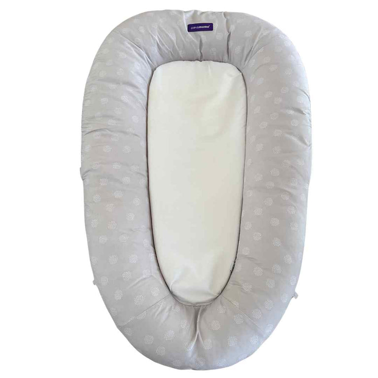 Clevamama ClevaFoam Baby Pod - White & Grey