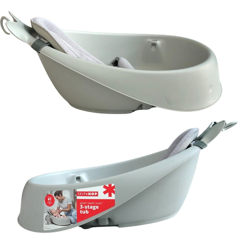 Skip Hop Moby Smart Sling 3 Stage Bath Tub - Grey