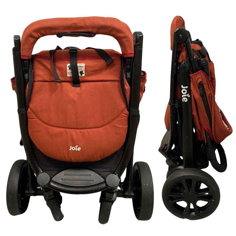 Secondful Joie Litetrax 4 Stroller with Footmuff and Raincover Cinnamon Shop used Strollers in UAE Secondful