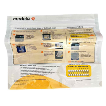 Medela Quick Clean Micro Steam Bag - Pack of 12