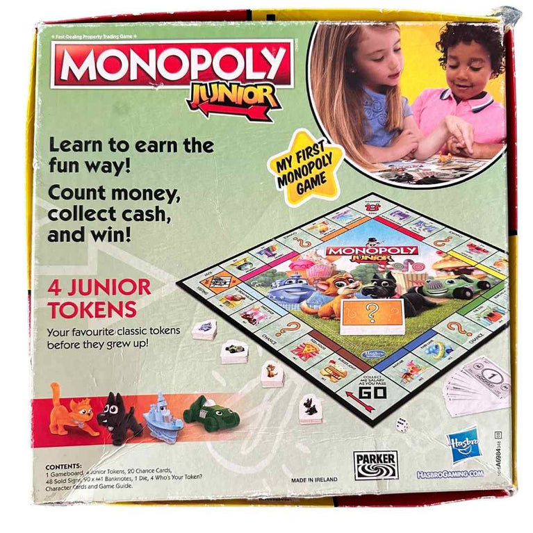 Monopoly Junior Board Game (2-4 Players)