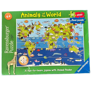 Ravensburger Animals of the World Giant Floor Puzzle (60 pieces)