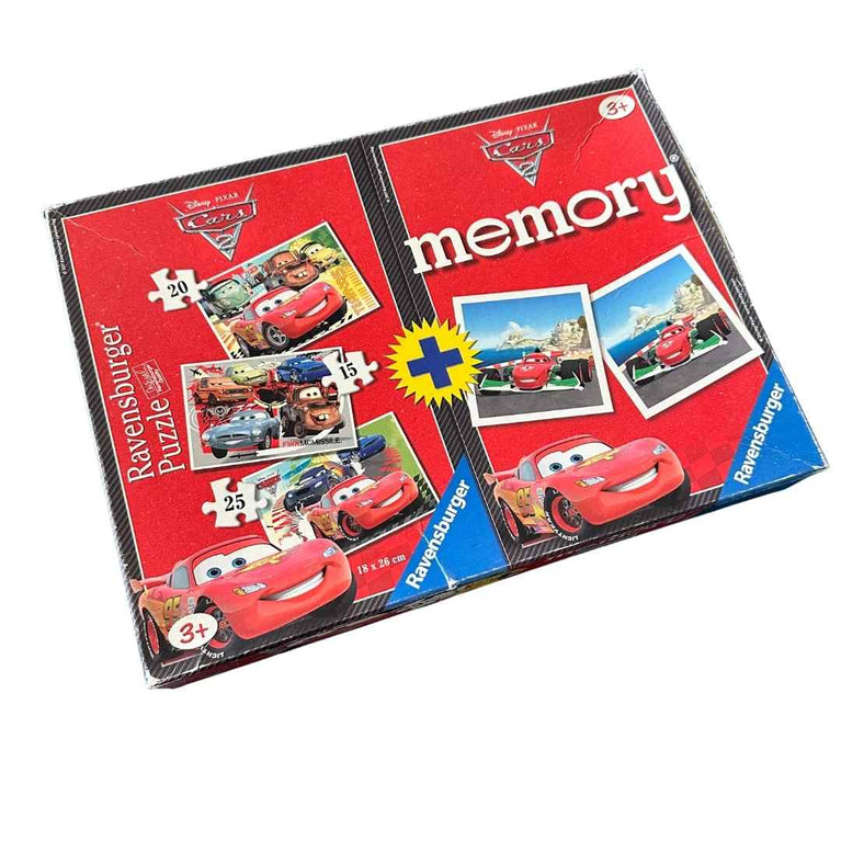 Ravensburger Cars Puzzle + Memory Game - Pack of 3