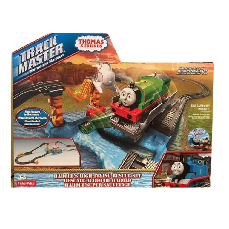 Thomas and Friends Harold's High Flying Rescue Set Track Master