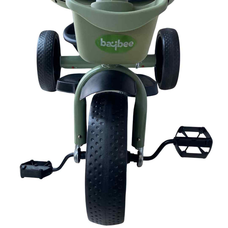 Baybee Uno 3-in-1 Tricycle (Trike) for Kids with Parental Push Handle - Green