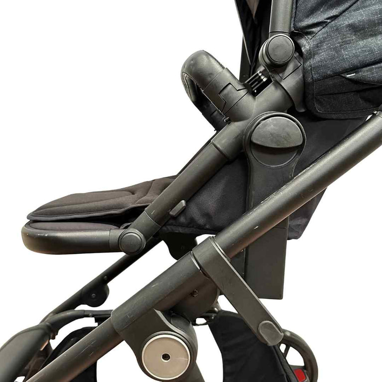 Silver Cross Coast Flint Stroller with Bassinet - Denim Blue