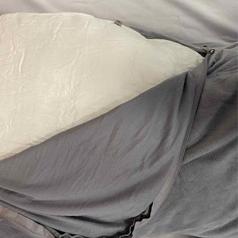 Maternity & Pregnancy U-Shaped Full Body Pillow - Velvet Grey