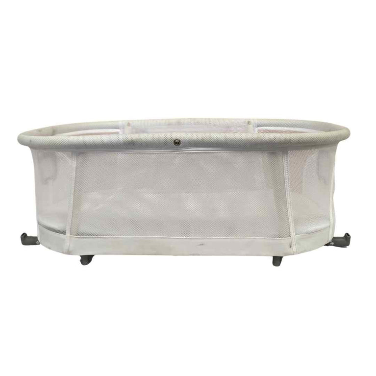 Teknum - 3-in-1 Baby Bassinet and Cradle with Mosquito Net - White