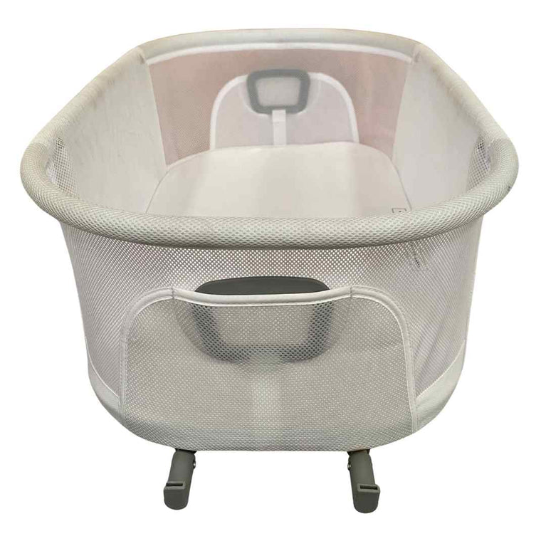 Teknum - 3-in-1 Baby Bassinet and Cradle with Mosquito Net - White