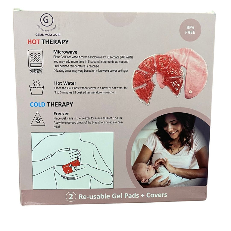 Gems Mom Care Breast Therapy Hot & Cold Gel Pads