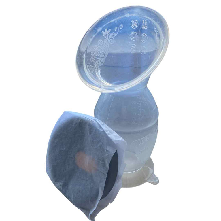 Haakaa Silicone Breast Pump with Suction Base and Cap - 150 ml