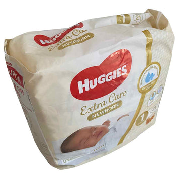 Huggies Newborn Diapers Size 1 (up to 5 kg) - 21 Count