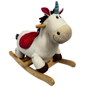 B Toys Dilly Dally Wooden Rocking Unicorn – Rodeo Rocker