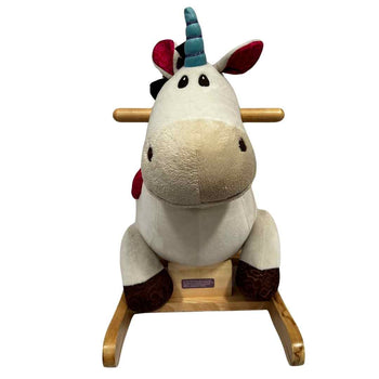 B Toys Dilly Dally Wooden Rocking Unicorn – Rodeo Rocker