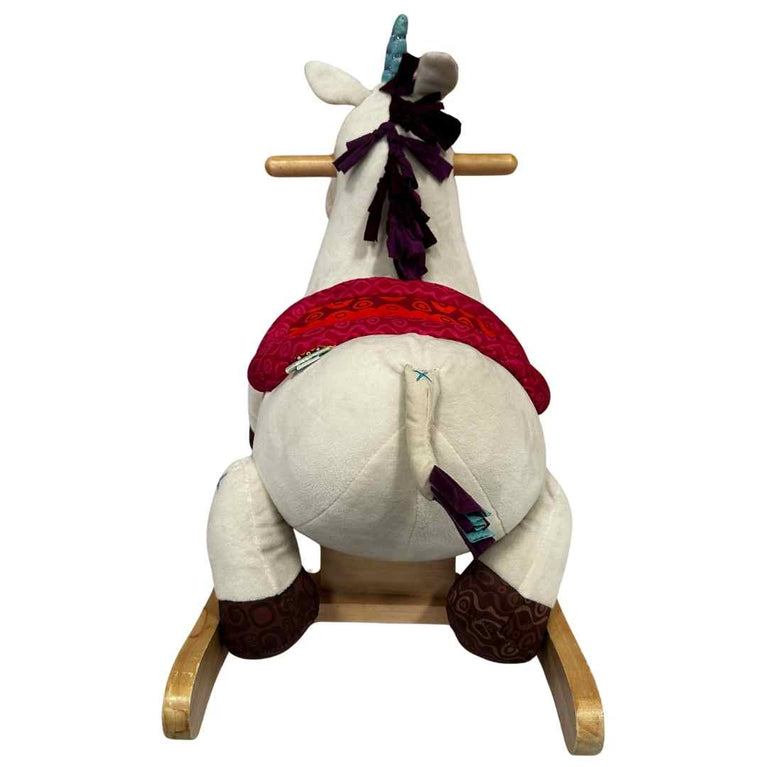 B Toys Dilly Dally Wooden Rocking Unicorn – Rodeo Rocker