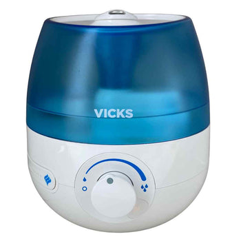 Vicks Mini Cool Mist Ultrasonic Humidifier for Cough and Cold Relief