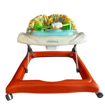 Juniors Crown Printed Baby Walker with Toys