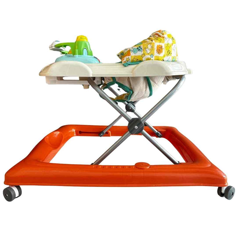 Juniors Crown Printed Baby Walker with Toys