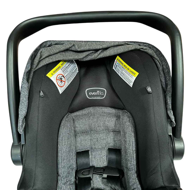 Secondful Evenflo LiteMax Pro Series Infant Car Seat with SafeMax Base 2019 Grey Shop used Car Seats Accessories in UAE Secondful