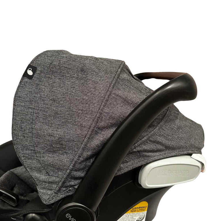 Evenflo LiteMax Pro Series Infant Car Seat with SafeMax Base (2019)- Grey