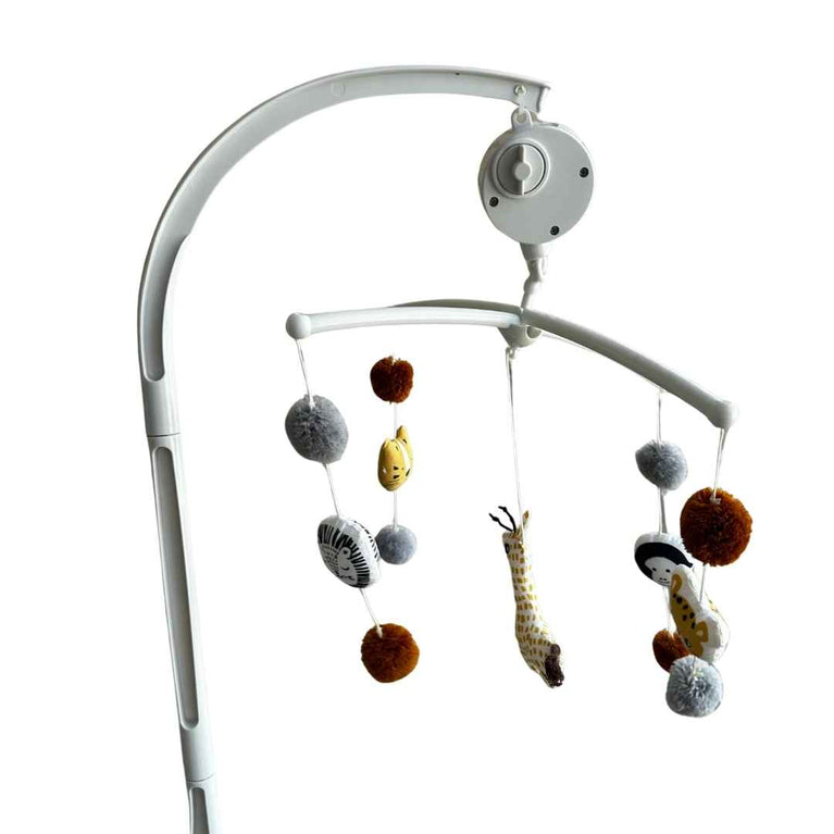 Wild Animals Baby Musical Mobile for Crib - Foret Enchantee