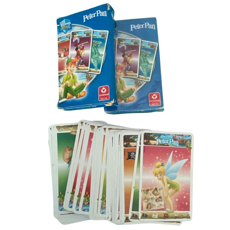 Cartamundi Disney Heroes Cards Game (2x Peter Pan , 1x Animal Friends) - Pack of 3