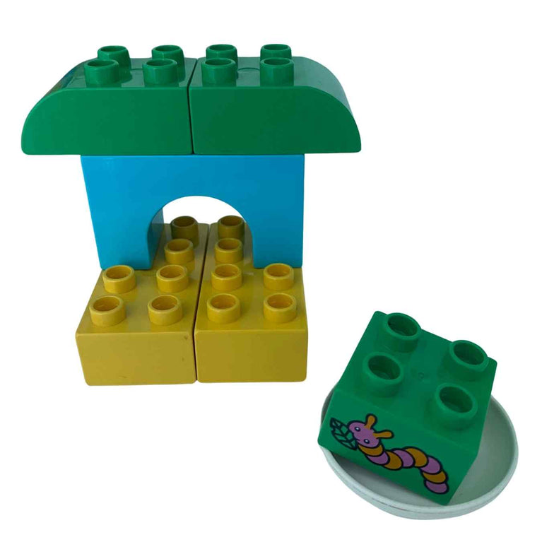 LEGO DUPLO Cat and Dog Pet Set with Green Brick Box