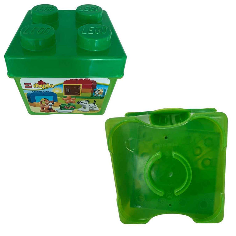 LEGO DUPLO Cat and Dog Pet Set with Green Brick Box