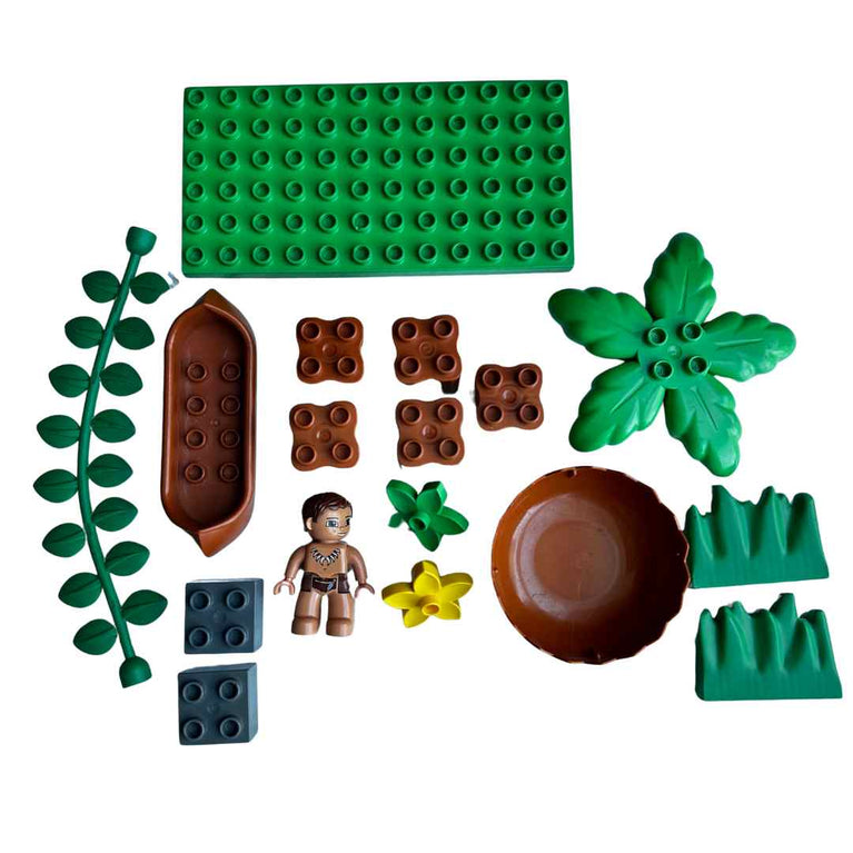 LEGO DUPLO Cave Man in the Jungle Set - 17 pcs