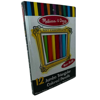 Melissa & Doug Jumbo Triangular Colored Pencils - 12 pack