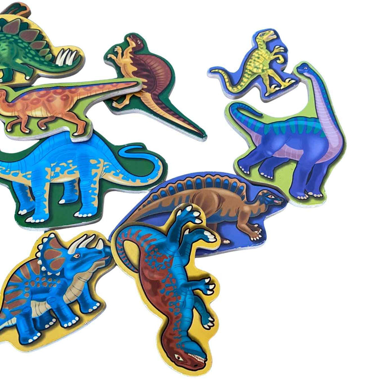 Melissa and Doug Wooden Dinosaur Magnets - 20 pcs