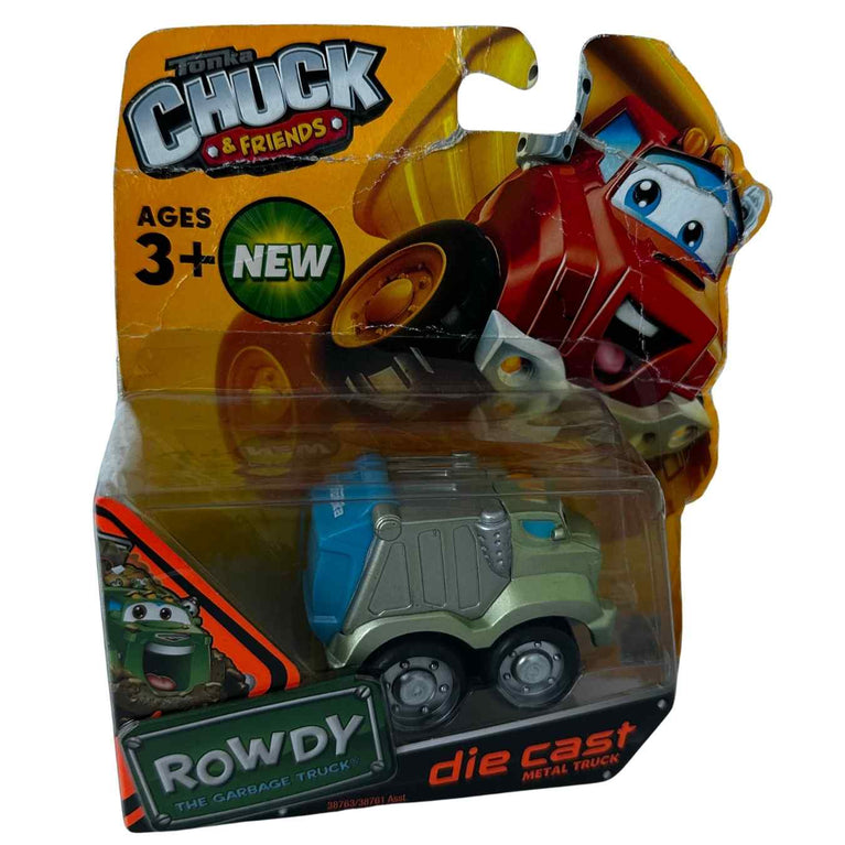 Tonka Chuck Racing Friends - Rowdy The Garbage Truck