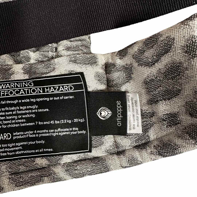 Artipoppe Zeitgeist Baby Carrier - Leopard Classic