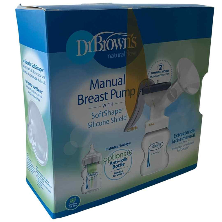 Dr. Brown’s Manual Breast Pump, SoftShape Silicone Shield, 150mL