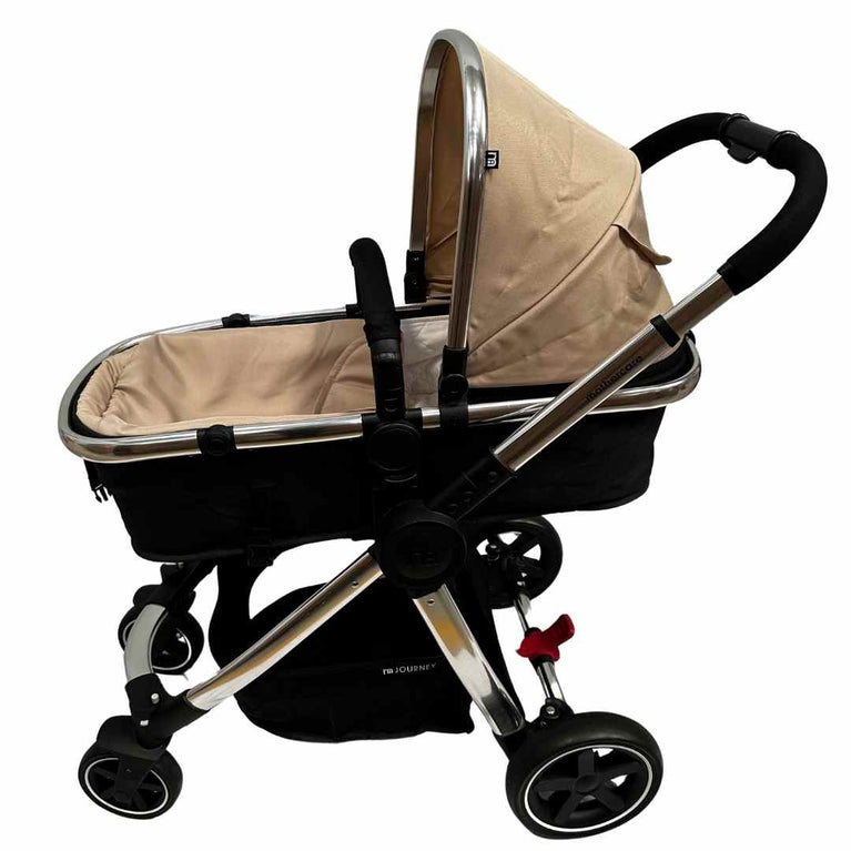 Mothercare 4-Wheel Journey Travel System - Sand/Chrome