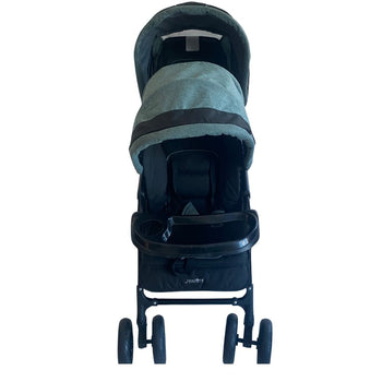 Juniors Tandem Baby Twin Stroller with Canopy - Cadet Blue