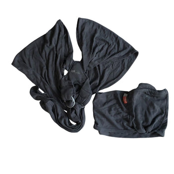 Caboo Close Organic Cotton Baby Carrier - Charcoal Grey