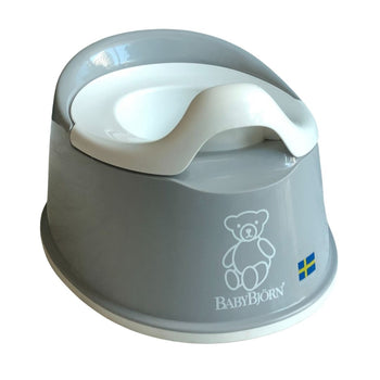 BabyBjörn Potty Chair - Deep Blue and White