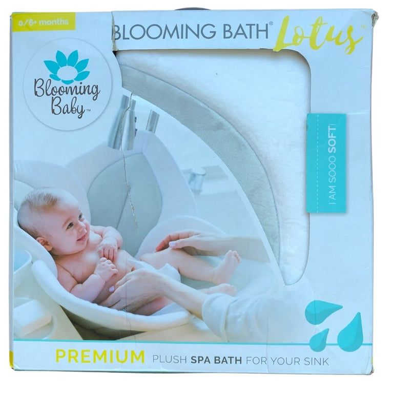 Blooming Bath Blooming Baby Lotus for Newborns - Grey