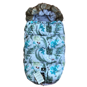 Elodie Winter Sleeping Bag / Footmuff- Forest Flora