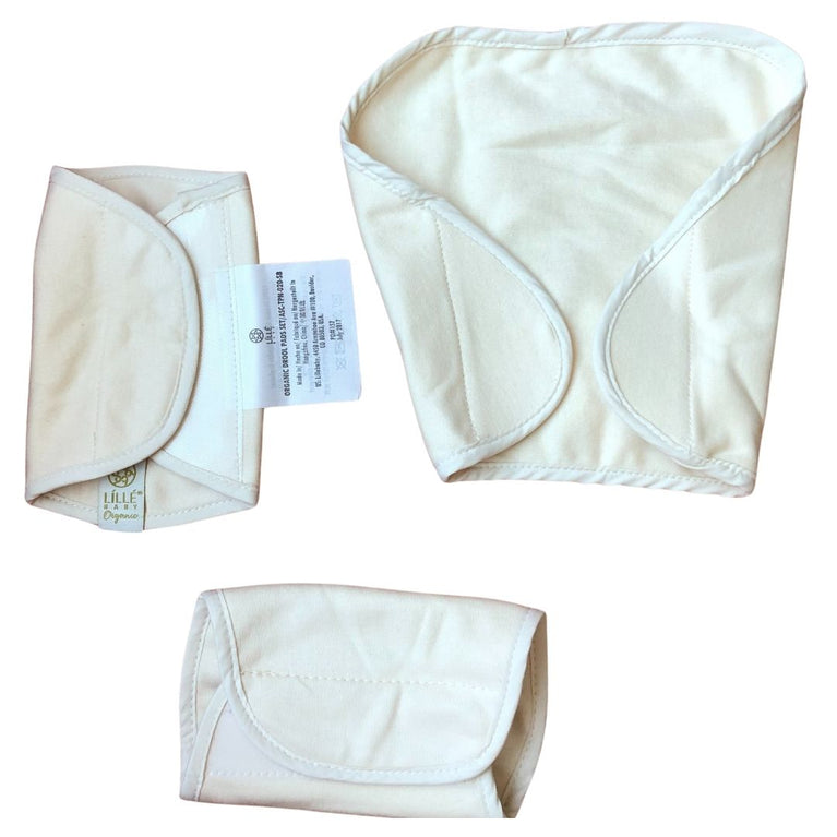 Lillebaby Organic Drool Pads Set - Cream