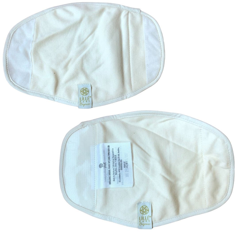 Lillebaby Organic Drool Pads Set - Cream