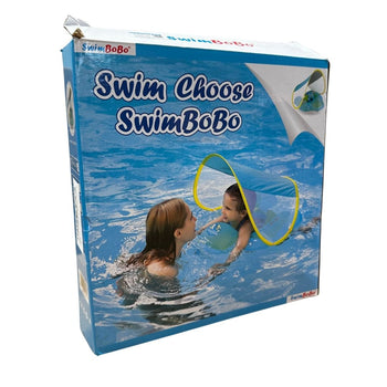 Swim Bobo Inflatable Baby Swim Float with Sun Canopy - Small