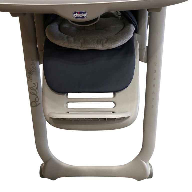 Chicco Polly Magic Relax High Chair with Insert & Toy Bar - Grey