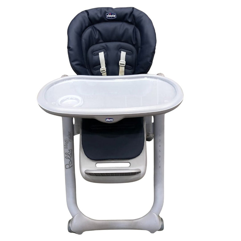 Chicco Polly Magic Relax High Chair with Insert & Toy Bar - Grey