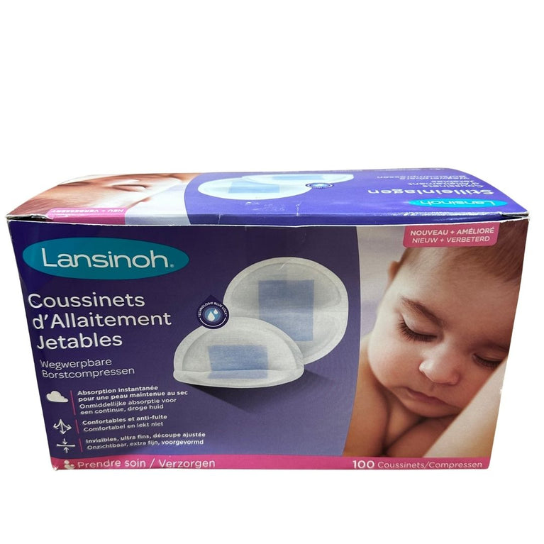 Lansinoh Stay Dry Disposable Nursing Pads - 95 Count