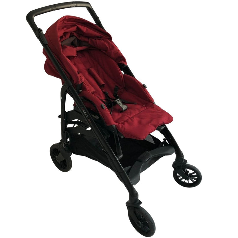 Inglesina Trilogy City 3-in-1 Stroller + Bassinet Bundle - Intense Red (2017)